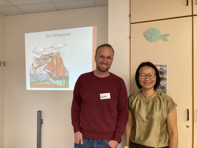 Hien Pham und Lucas Jacobsen (l.) haben die Leitung des Kinderkurses übernommen.